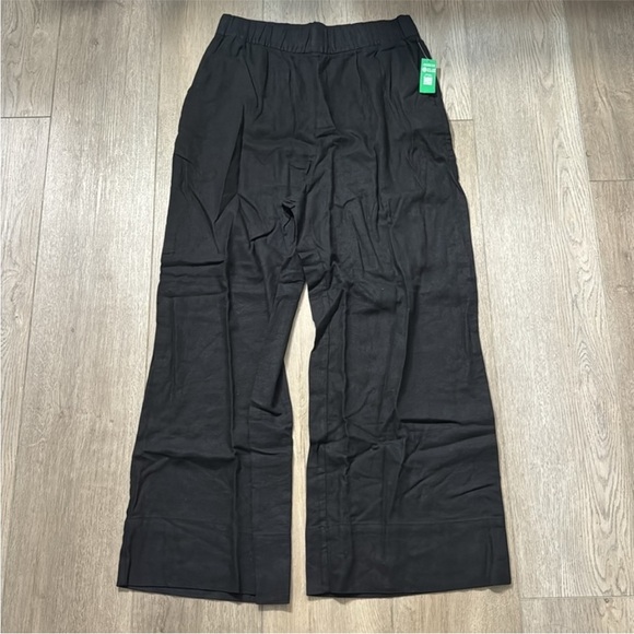 NWT! GAP Black Mid Rise Wide Leg Crop Pull-On Pants - Multiple Sizes - Picture 3 of 5
